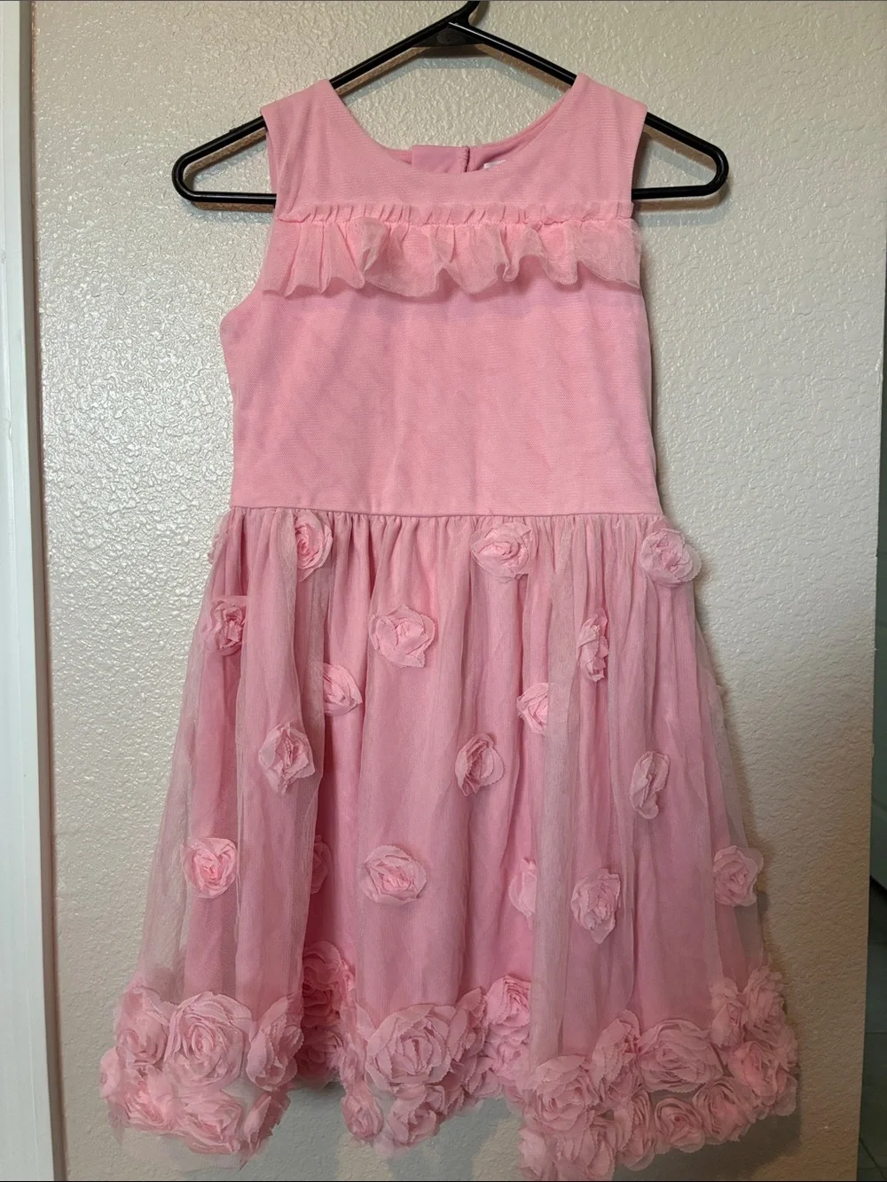 The Children's Place Pink Rosette Tulle Dress